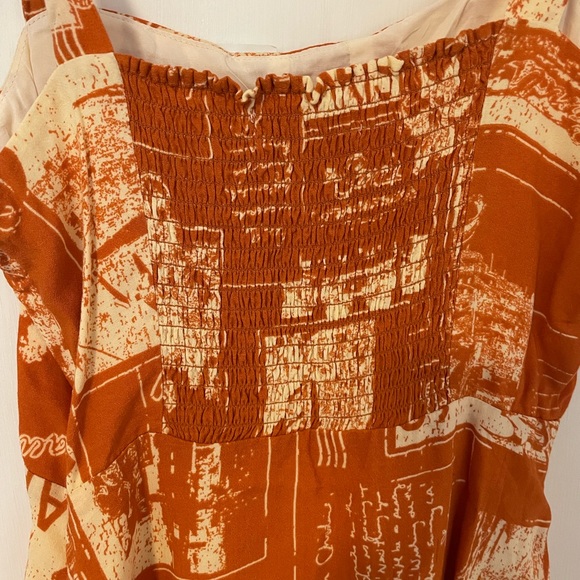 Urban Outfitters Jolene postcard print linen mini dress - Picture 6 of 6